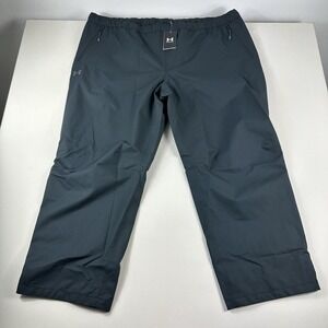 Under Armour UA Stormproof Lined Rain Pants Black Mens 4XL 1369255-001 NWT